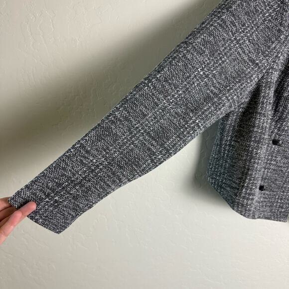 Torrid Grey Studio Double Knit Crop Military Jacket 1X NWT - Picture 6 of 13